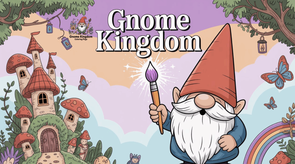 Gnome Kingdom Coloring Pages (PLR) Review – Turn Magical Artwork into Profitable Products 🎨👑